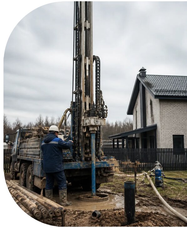 Бурение скважин на воду под ключ в Сосновоборске от 124140 р. | АПаруса-Ссб